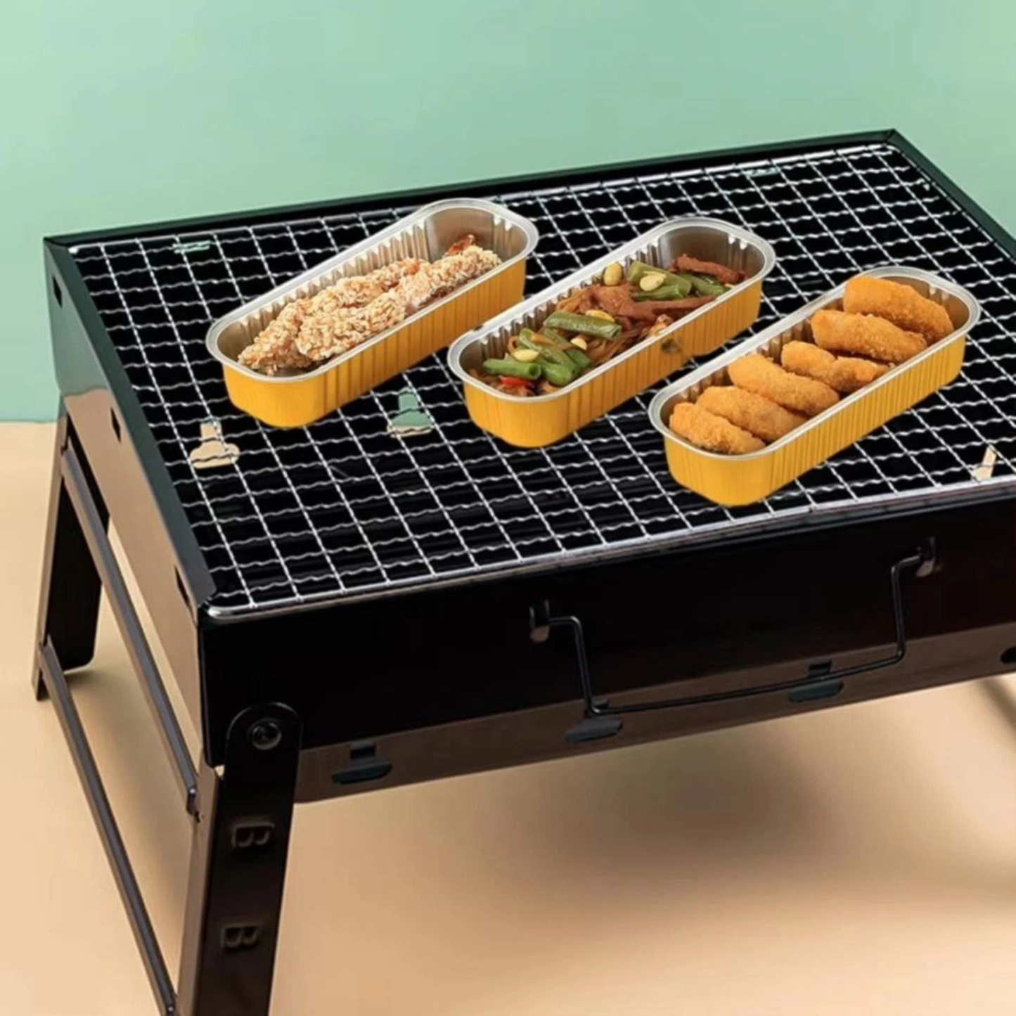 Mini Loaf and Cake Baking Pans – 20pcs Aluminum Foil Rectangle Pans with Lids, 200ml | Nonstick Mini Baking Cups for Brownies, Loaf Cakes, Muffins, Cheesecakes & Dessert Cups
