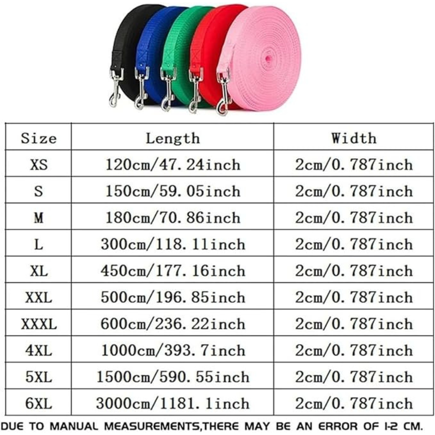 Dog Training Leash Long Lanyard Traction Rope – Heavy-Duty Walking & Training Lead for Small, Medium & Large Dogs