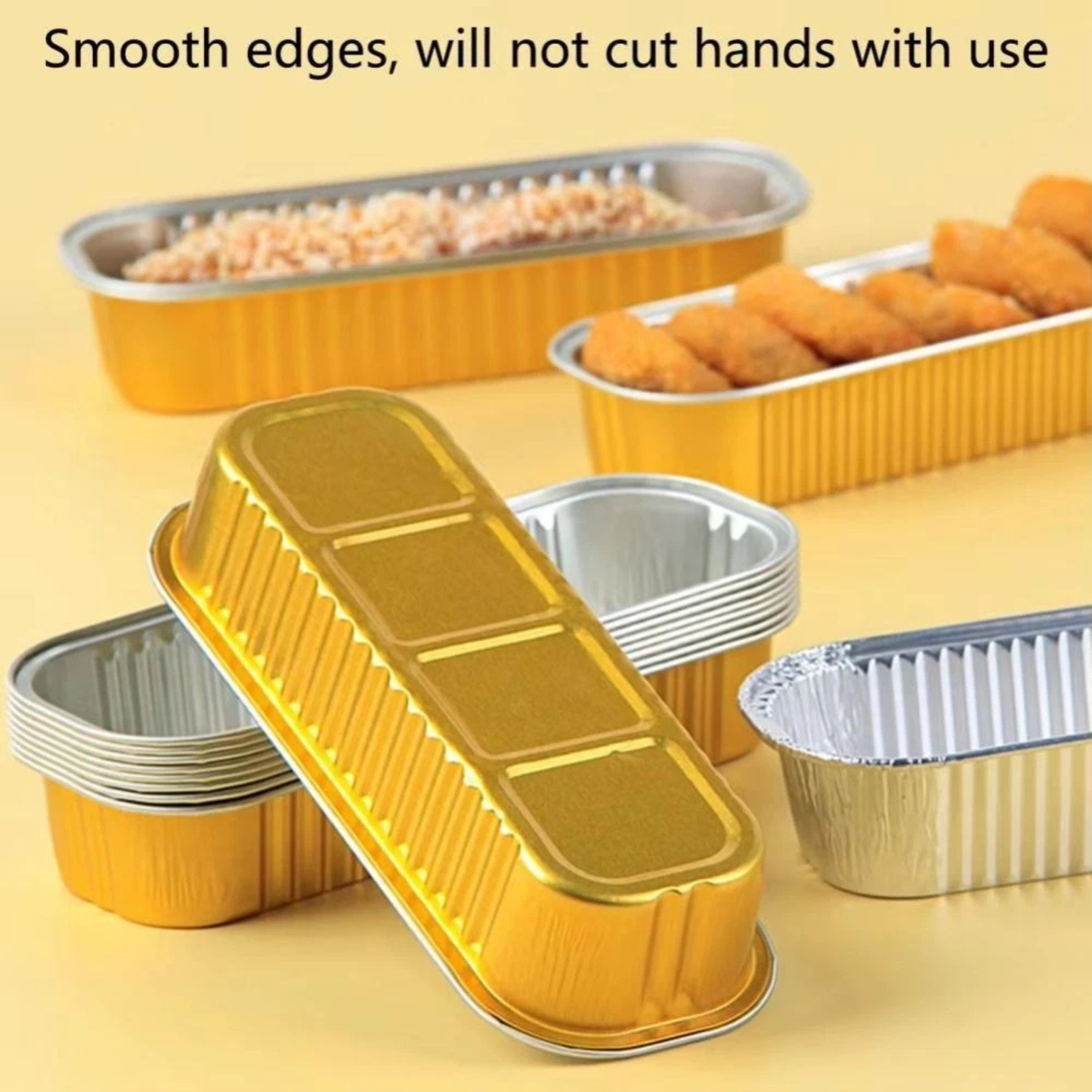 Mini Cake Pan 30PCS Aluminum Foil Mini Loaf Pans – Non-Stick Disposable Baking Tins for Cakes, Bread, Brownies & Desserts