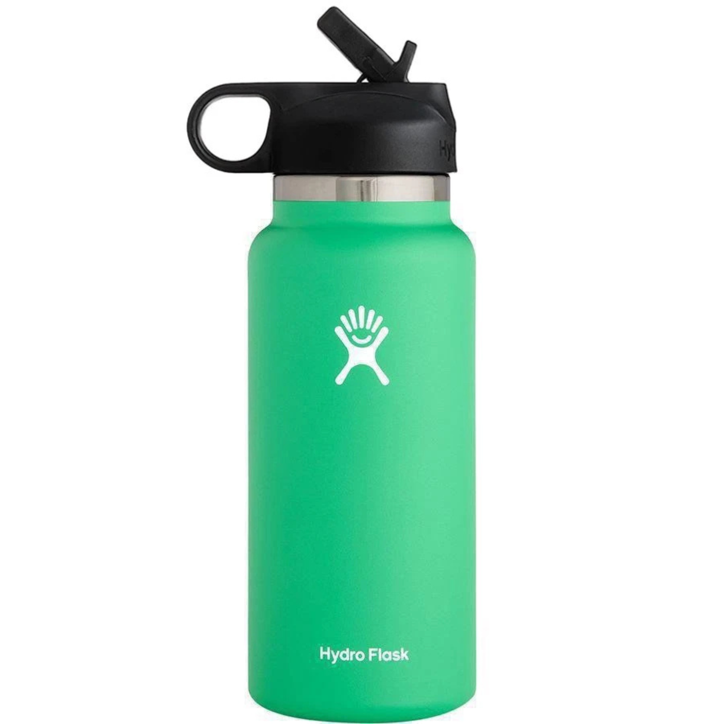Hydro Flask Sport Water Bottle Stainless Steel Wide Mouth with Straw Lid – 32oz / 946ML Insulated Travel Bottle