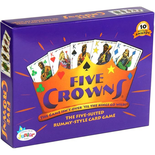 Five Crowns Card Game for Adults – Classic Rummy-Style Party Card Game for 1–7 Players