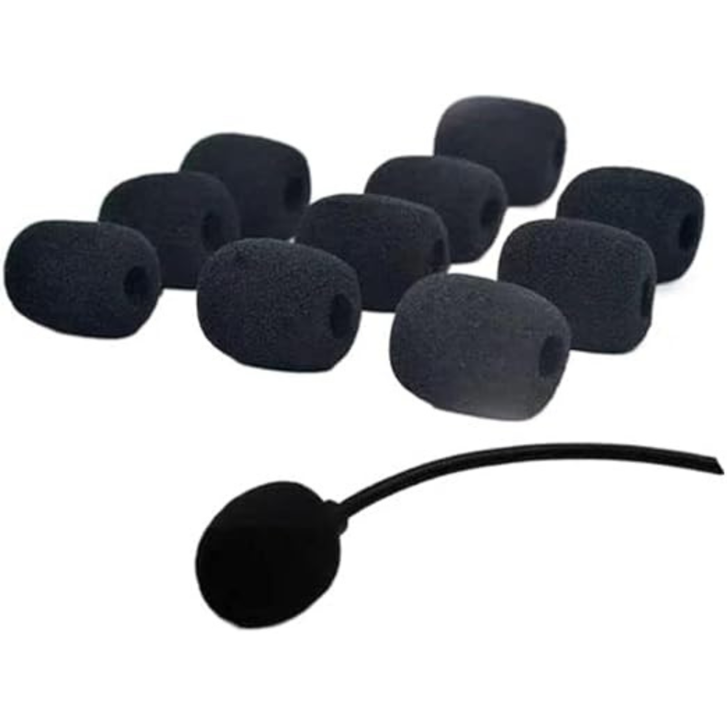 10 Pack Headset Microphone Foam Covers – Replacement Pop Filter Covers for SteelSeries Arctis 1/3/5/7/7X/7P/9X Pro Gaming Headset Microphones
