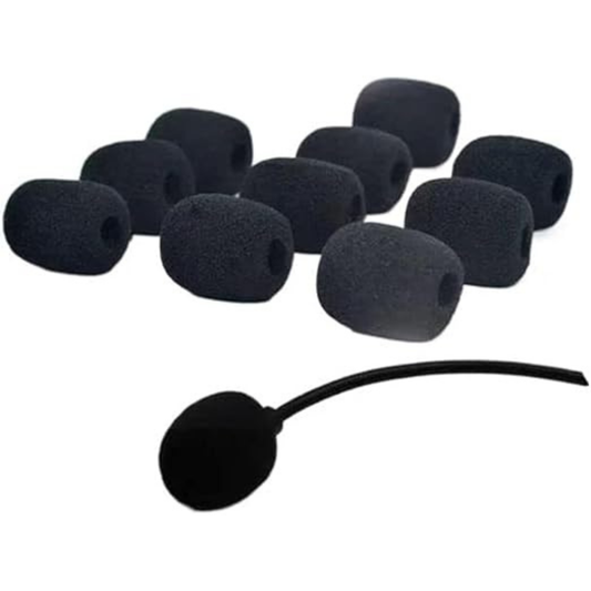 10 Pack Headset Microphone Foam Covers – Replacement Pop Filter Covers for SteelSeries Arctis 1/3/5/7/7X/7P/9X Pro Gaming Headset Microphones