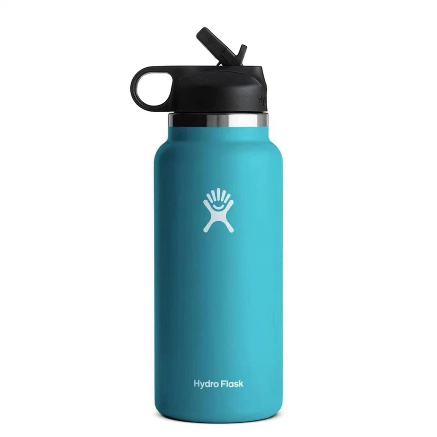 Hydro Flask Sport Water Bottle Stainless Steel Wide Mouth with Straw Lid – 32oz / 946ML Insulated Travel Bottle