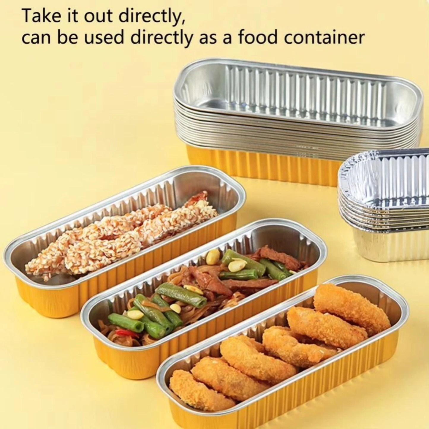 Mini Cake Pan 30PCS Aluminum Foil Mini Loaf Pans – Non-Stick Disposable Baking Tins for Cakes, Bread, Brownies & Desserts