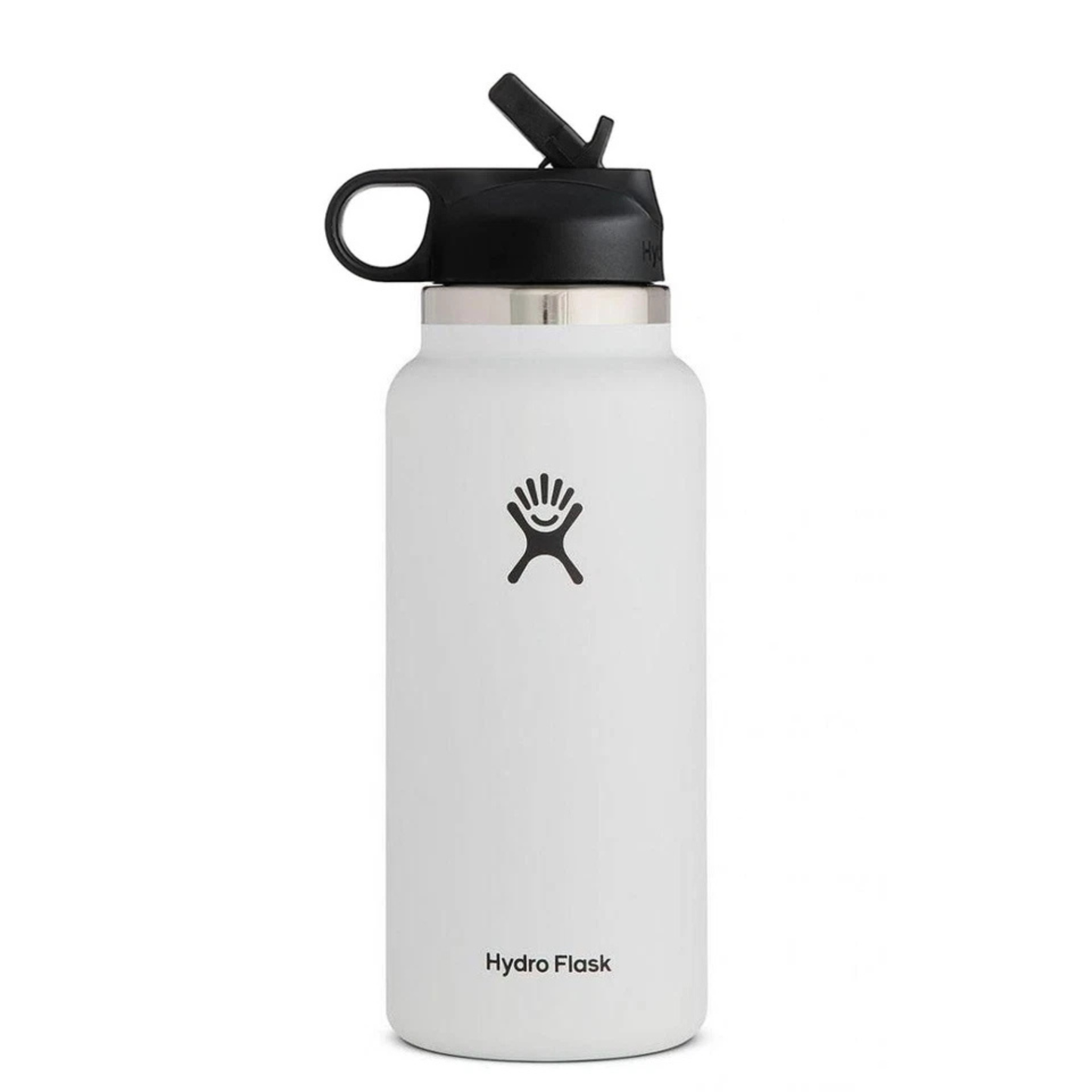 Hydro Flask Sport Water Bottle Stainless Steel Wide Mouth with Straw Lid – 32oz / 946ML Insulated Travel Bottle