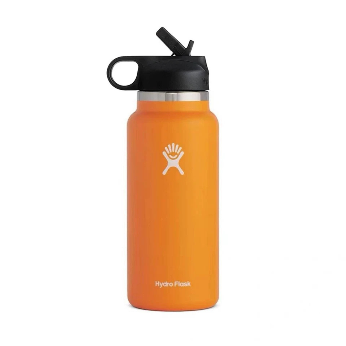 Hydro Flask Sport Water Bottle Stainless Steel Wide Mouth with Straw Lid – 32oz / 946ML Insulated Travel Bottle