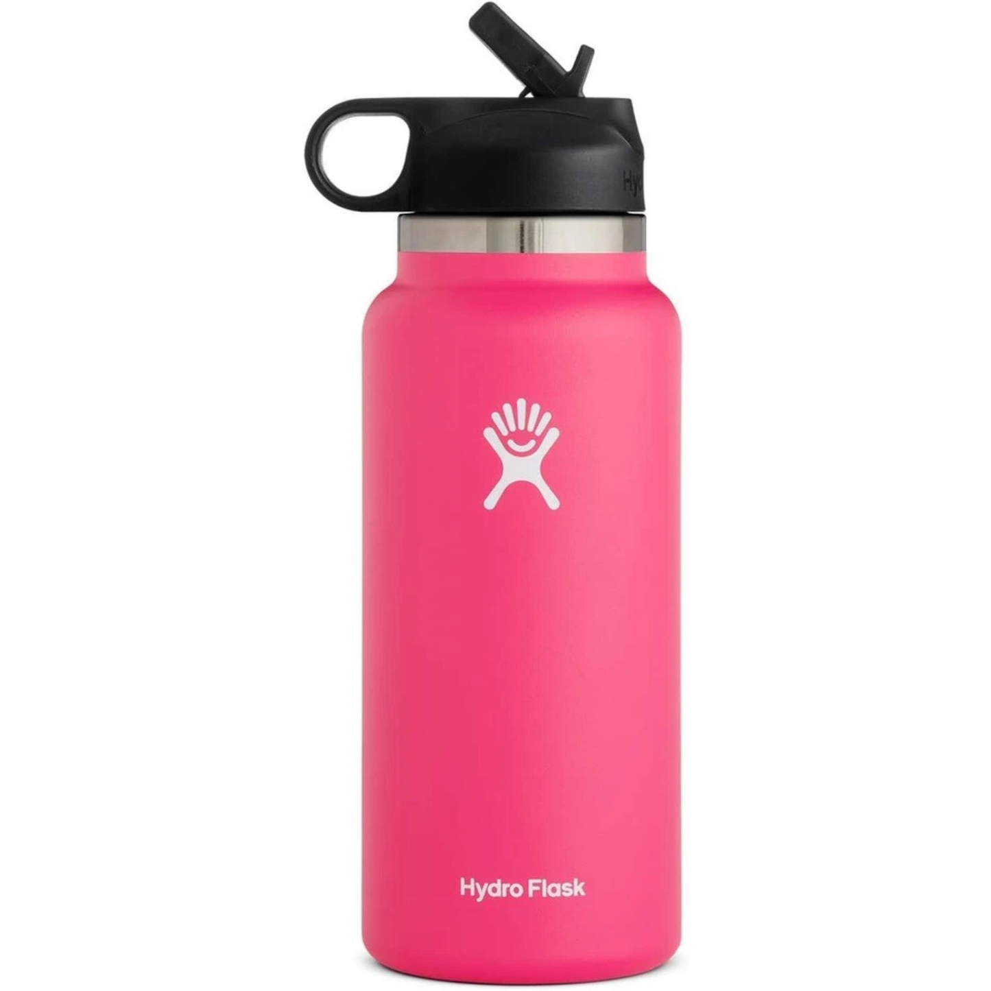 Hydro Flask Sport Water Bottle Stainless Steel Wide Mouth with Straw Lid – 32oz / 946ML Insulated Travel Bottle