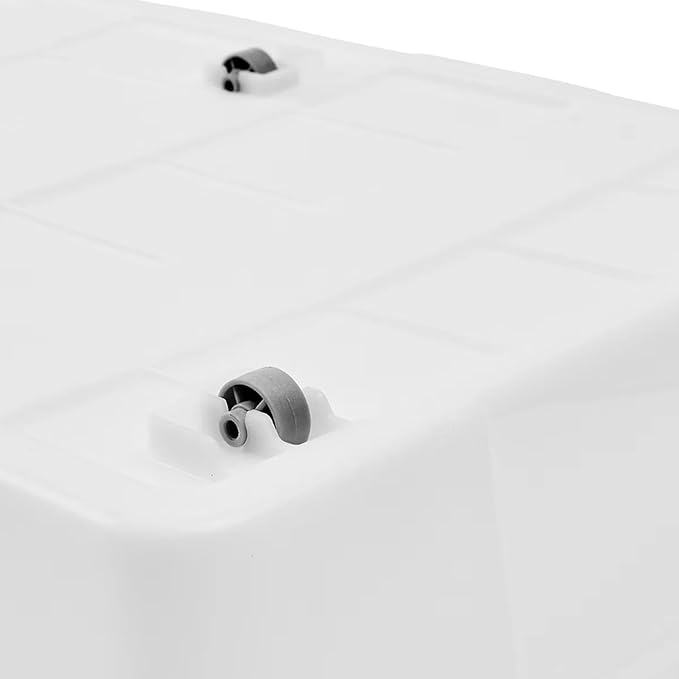Large Storage Box Heavy Duty Plastic Tub with Lid – Stackable Organiser Container for Home & Garage Storage